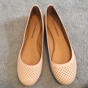 NWOB Lucky Brand Leather Everlee flats